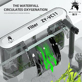 Aquarium Hang on Waterfall Ultra Quiet Filter 2 Models ZY-VC209 /ZY-VC11